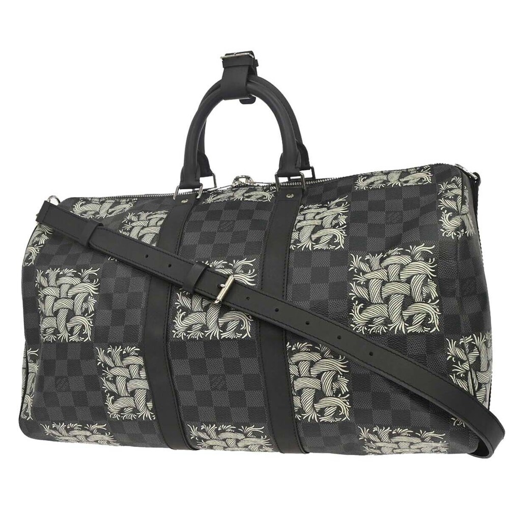 Louis Vuitton Keepall Bandouliere Limited Edition Nemeth Damier Graphite 45